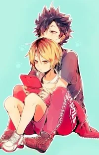 Kenma and Kuroo