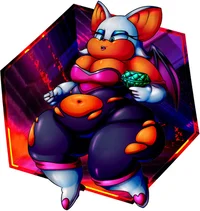 Fat rouge the bat
