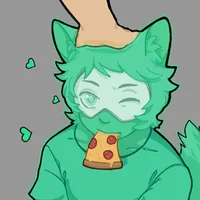 human teal slime pup