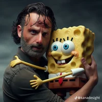 Rick x sponge bob