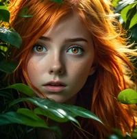 orange hair girl