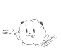 swirlix with a gun