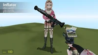 miu with a gun
