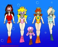 Scuba Mario Girls RP
