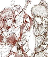 Chigiri and Kunigami