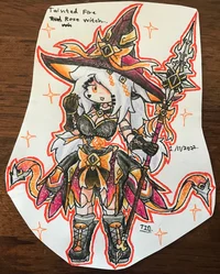 Robot Fire Witch POV