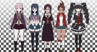 Danganronpa 1 girls 