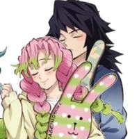 Mitsuri y Giyuu