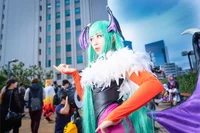 Cosplayer Morrigan