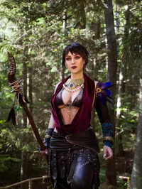 Cosplayer Morrigan