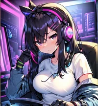 Kuudere Gamer Girl