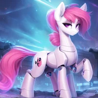 Rosevary Robot Pony