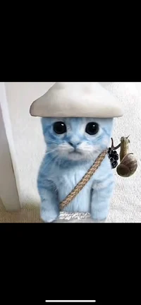 Smurf cat