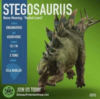 V3 stegosaurus