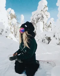 skiier girl