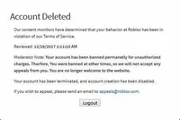 Roblox Poison Ban