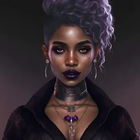 black goth girl 