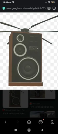 Helicopter spekerman