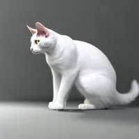 White cats