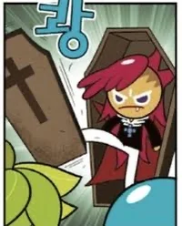 Angry vampire cookie