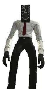 Large speaker man