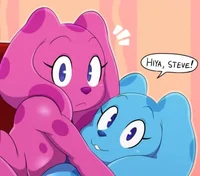 Blue and Magenta