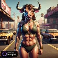 Minotaur girl