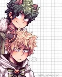 Bakudeku halloween
