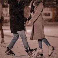 Ice skating date 