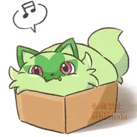 Sprigatito in a box