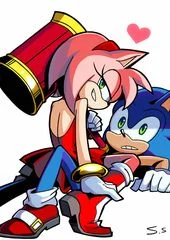 Amy and sonic