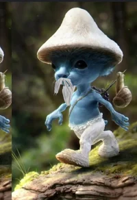 Elder smurf cat