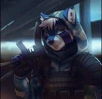 furry soldier