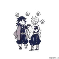 Sanemi and Giyuu 