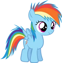 Filly Rainbow Dash