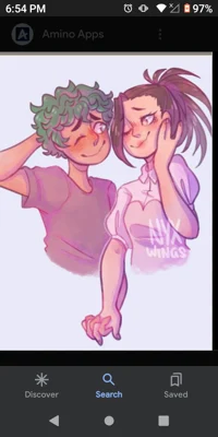 Model Momo and deku 