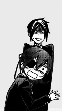 Sebastian and ciel