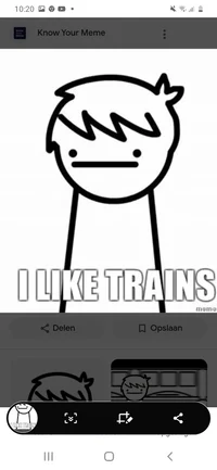 I like trains guy