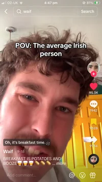 Ave Irish person 