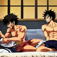 ace and luffy