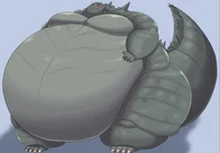 Obese godzilla