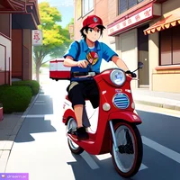 Pizza delivery guy