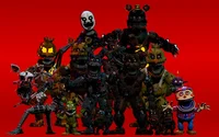 FNAF 4 Animatronics