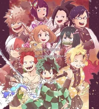 Mha demon slayer