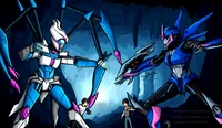 Airachnid and Arcee