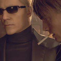 Wesker and Leon