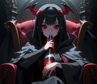 Tsundere vampire mom