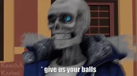 Sans and papyru meme