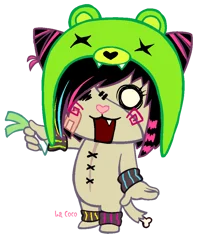 Yucky the zombie cat