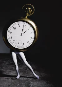 Stopwatch with legs